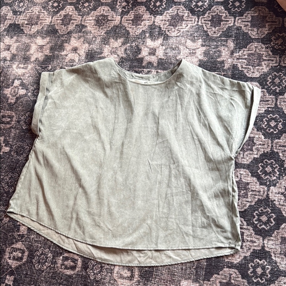 Casual Green Women's Top